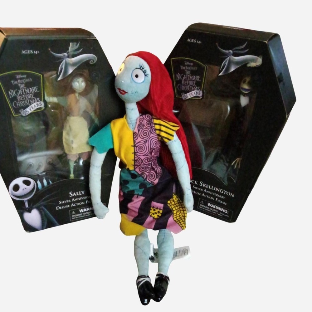 Disney Sally Doll with Colorful Patchwork Dress